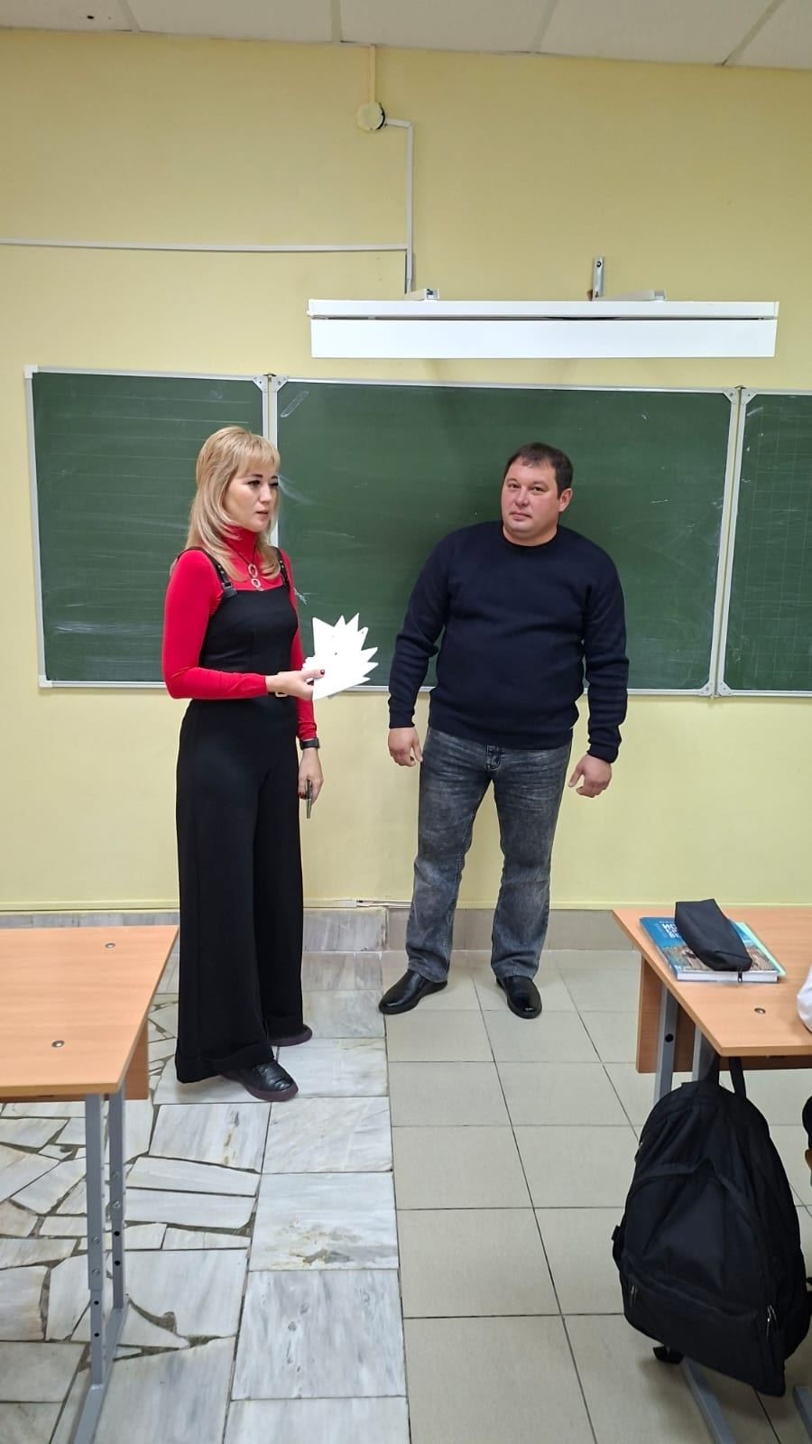 В чистопольском лицее прошел Урок мужества с участником СВО