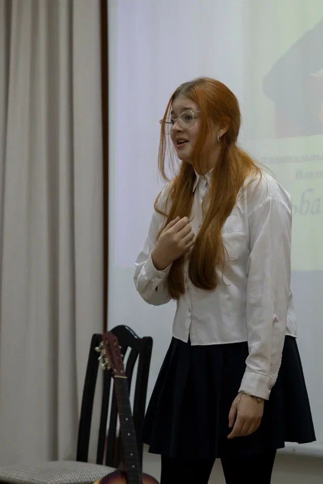 Чистопольские школьники читали и пели Высоцкого