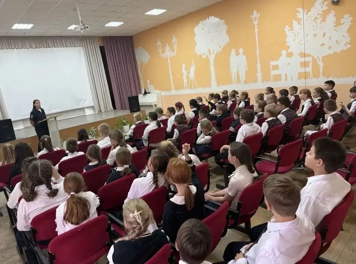 В Чистополе полицейский инспектор провела урок безопасности для старшеклассников