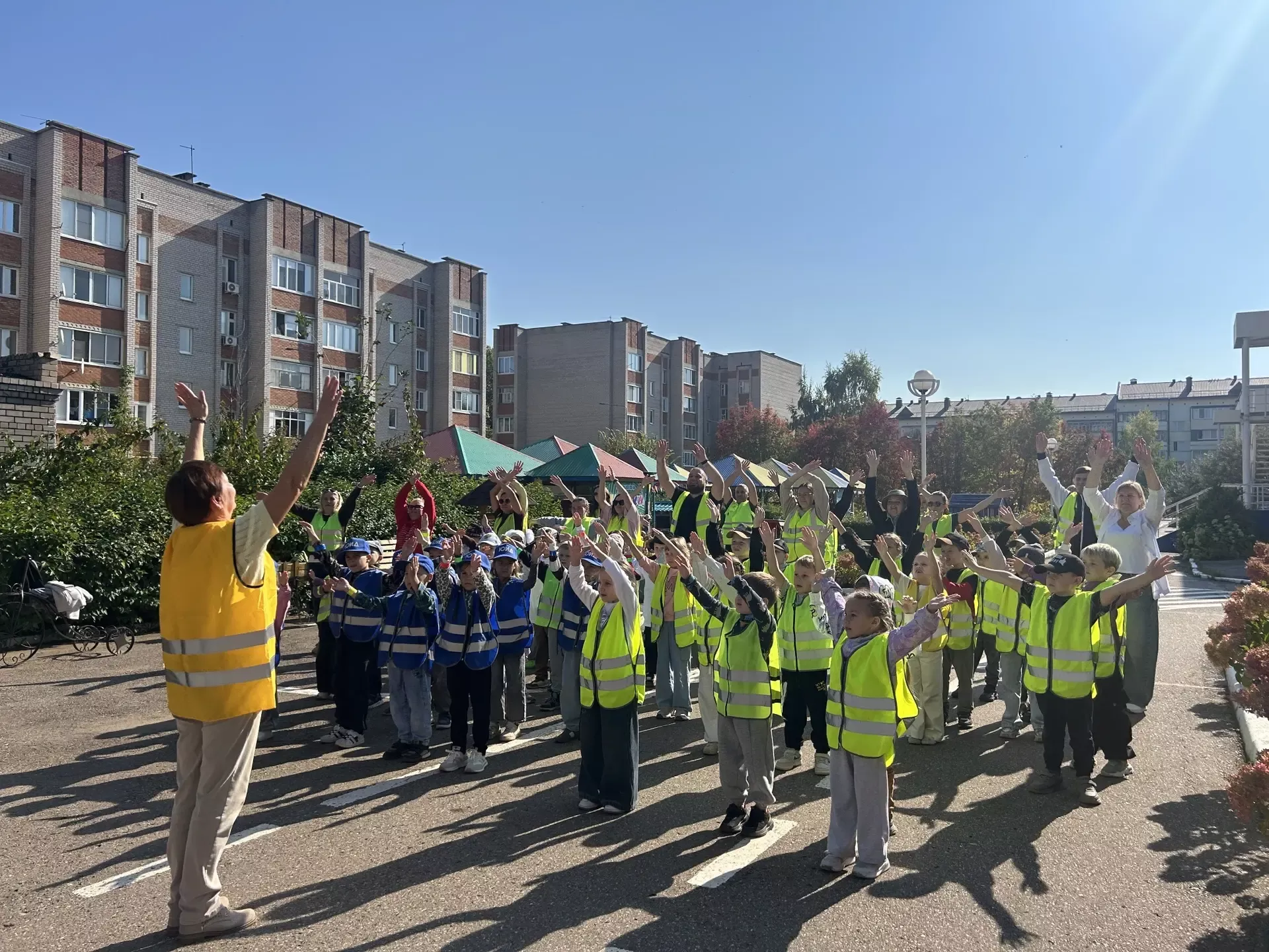 Дети и их родители стали участниками «Дорожного марафона» в Чистополе