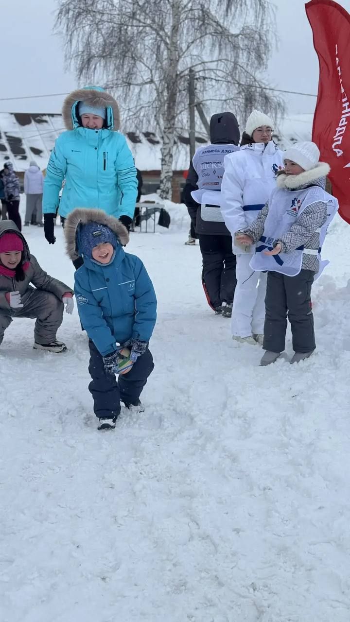 В селе Чистопольского района прошёл семейный фестиваль «Снежный компас»