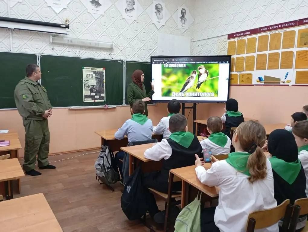 Чистопольским школьникам рассказали о тайнах пернатых