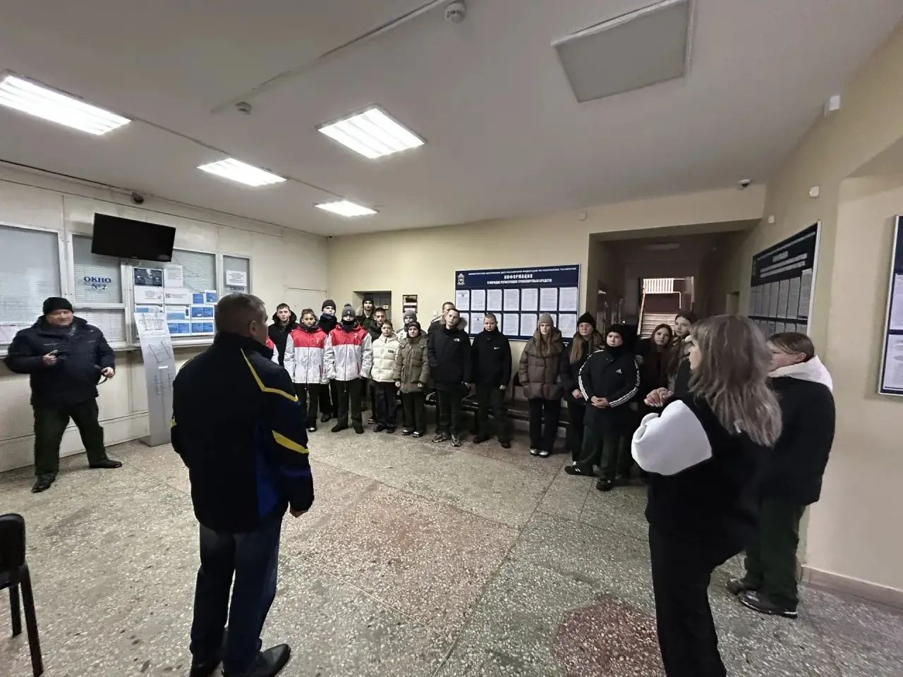 Кадеты чистопольской школы побывали в гостях у Госавтоинспекции