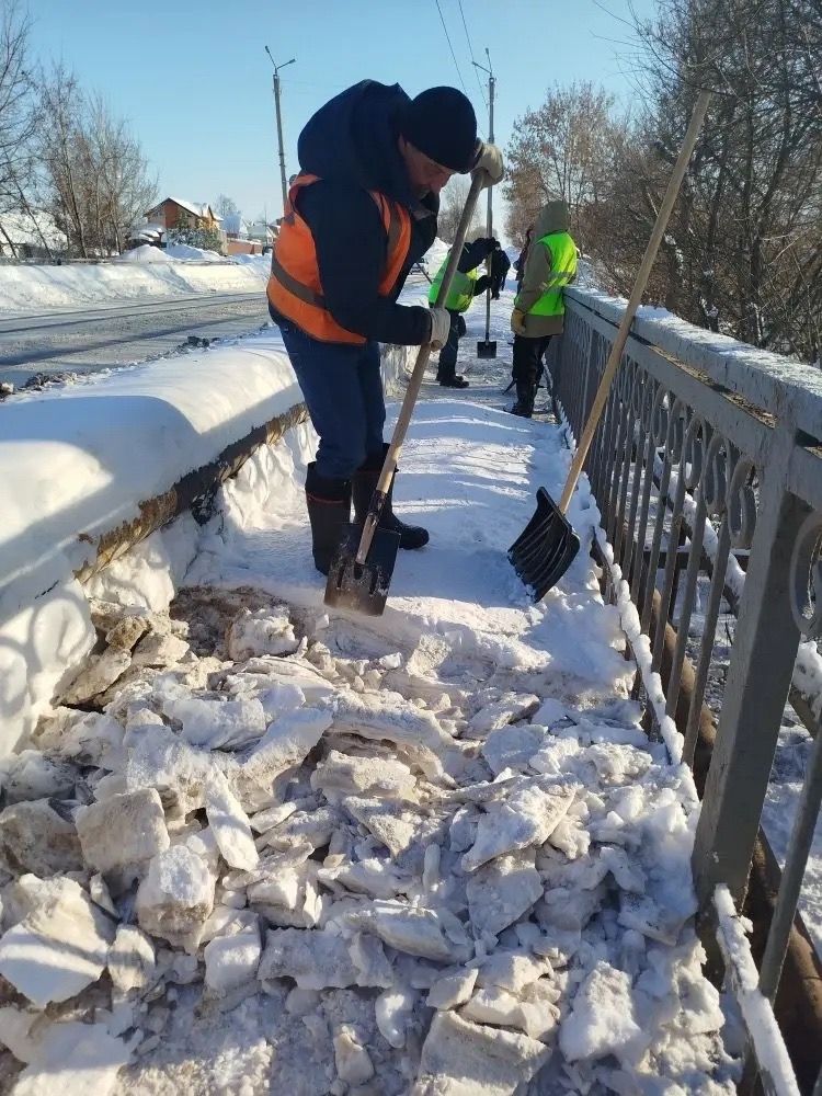 С начала года с чистопольских улиц вывезли более 24 тысяч кубометров снега