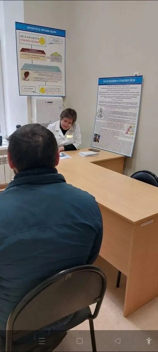 В фтизиатрическом отделении Чистопольской ЦРБ прошли беседы с пациентами
