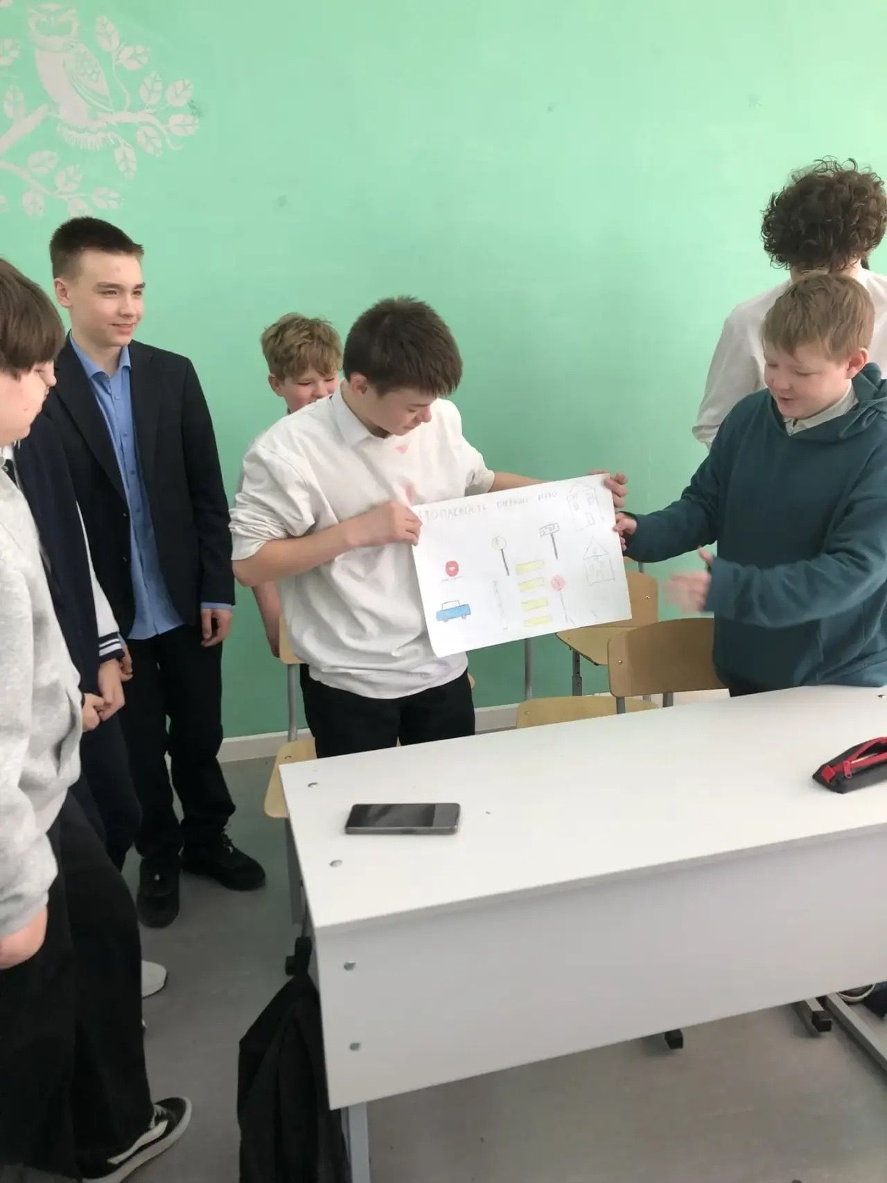 В школе Чистопольского района прошла интерактивная игра по безопасности дорожного движения