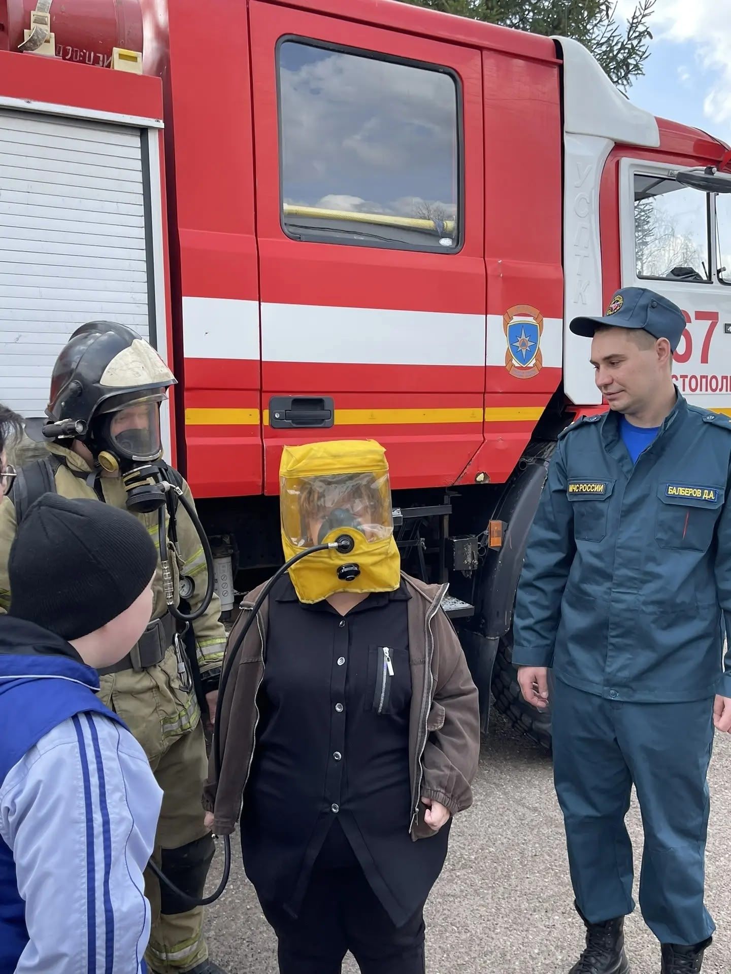 Дети с ограниченными возможностями здоровья побывали на экскурсии в пожарной части Чистополя
