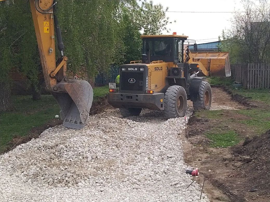 В Чистопольских Выселках началось обновление дворов по программе «Наш двор»