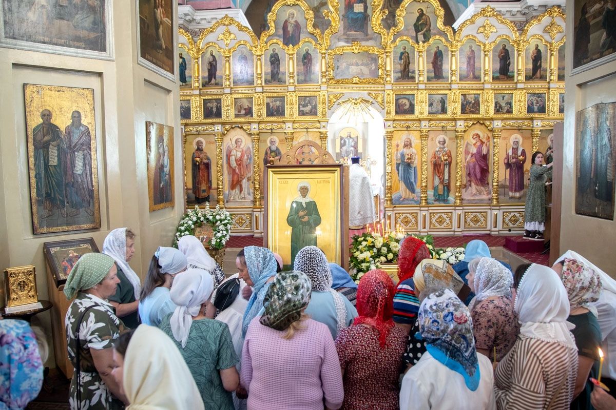 В Чистополе встретили икону блаженной Матроны Московской