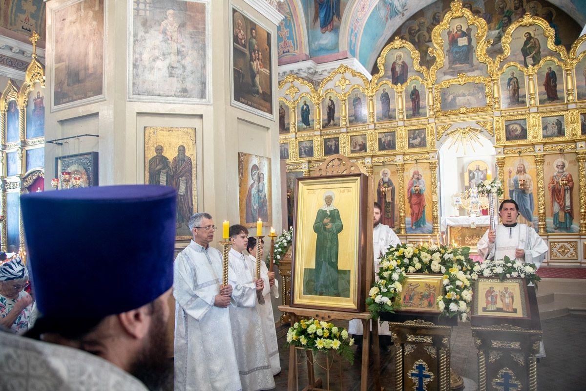 В Чистополе встретили икону блаженной Матроны Московской