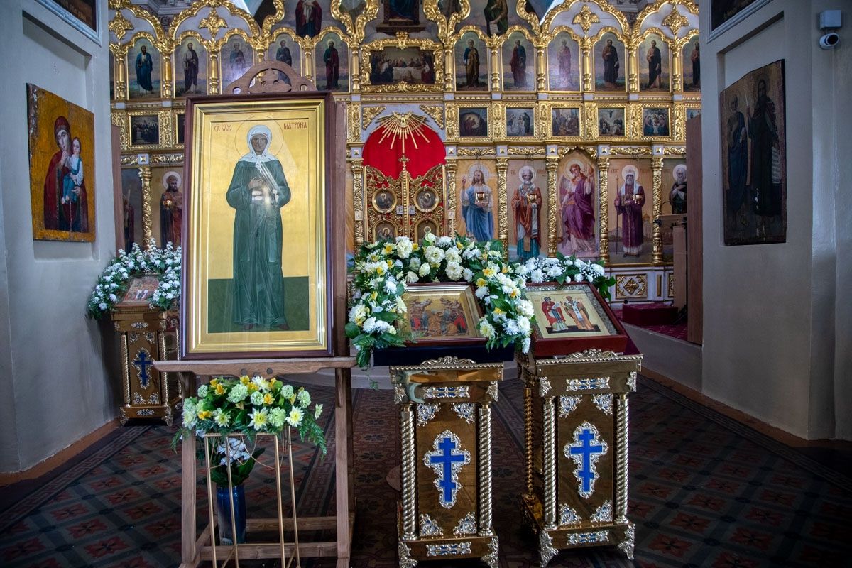 В Чистополе встретили икону блаженной Матроны Московской