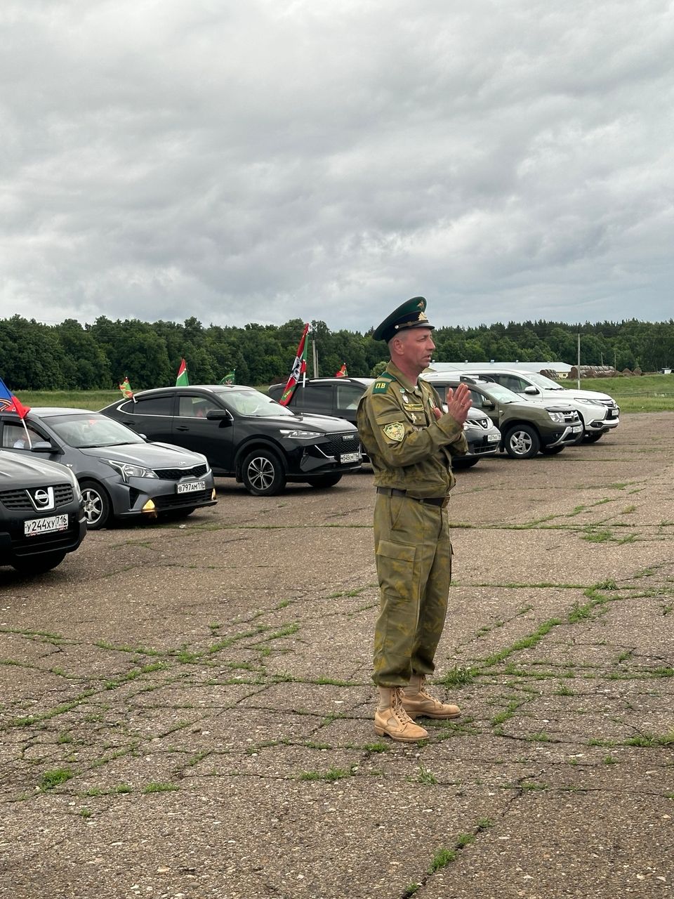 Автопробег пограничников прошел по улицам Чистополя