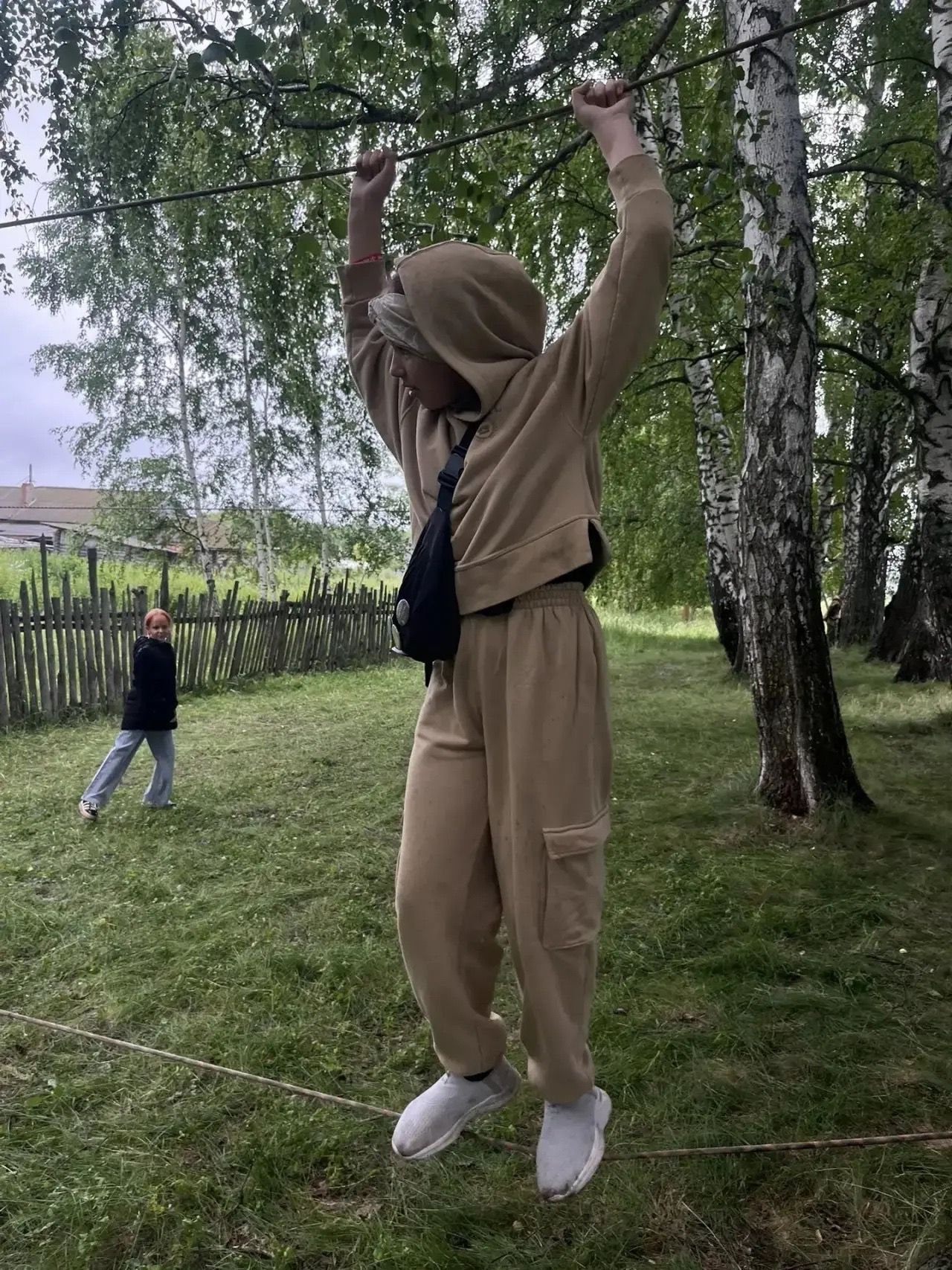 Воспитанники чистопольского «Рубежа» совместили верёвочный курс с Минутой молчания