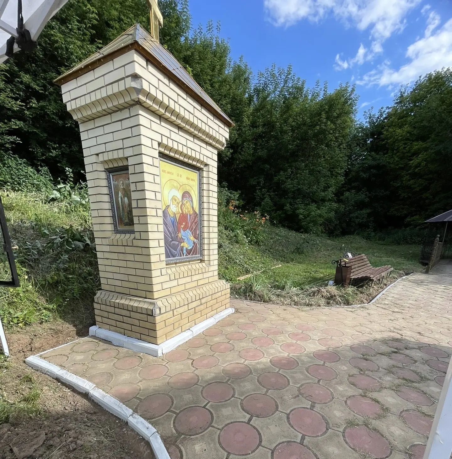 В селе Булдырь продолжается благоустройство территории святого источника