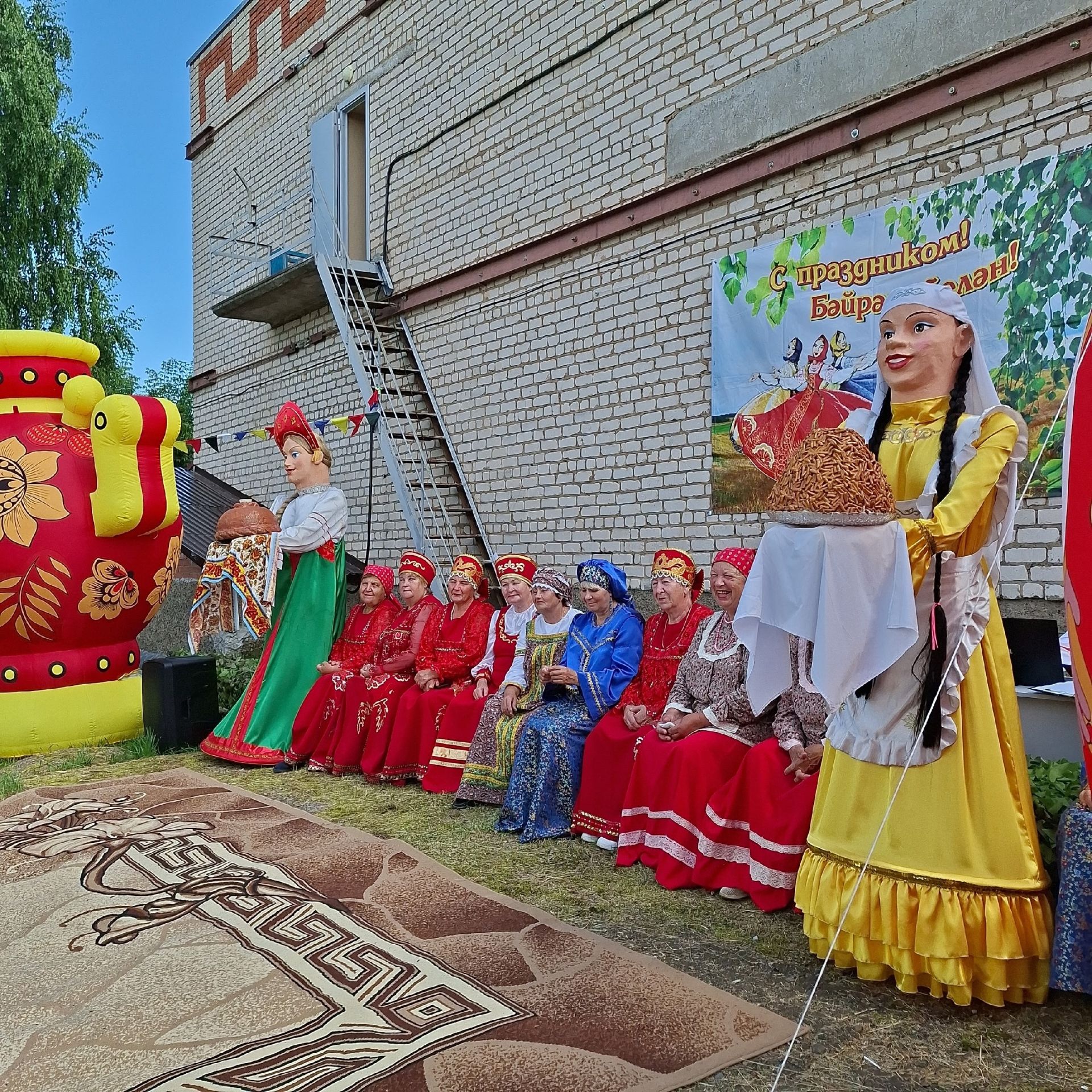В селе Кубассы прошёл праздник села: песни, пляски и народные мотивы