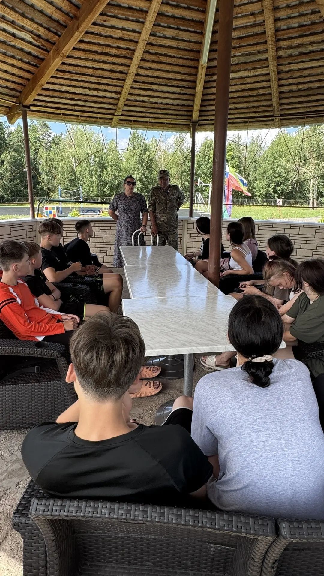 Участник СВО провёл урок мужества для воспитанников чистопольского детского дома