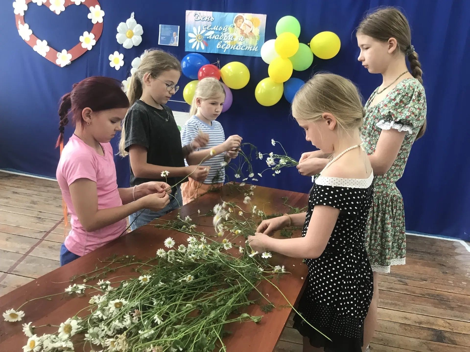 В Чистопольском районе для детей организовали праздник, посвященный Дню семьи, любви и верности