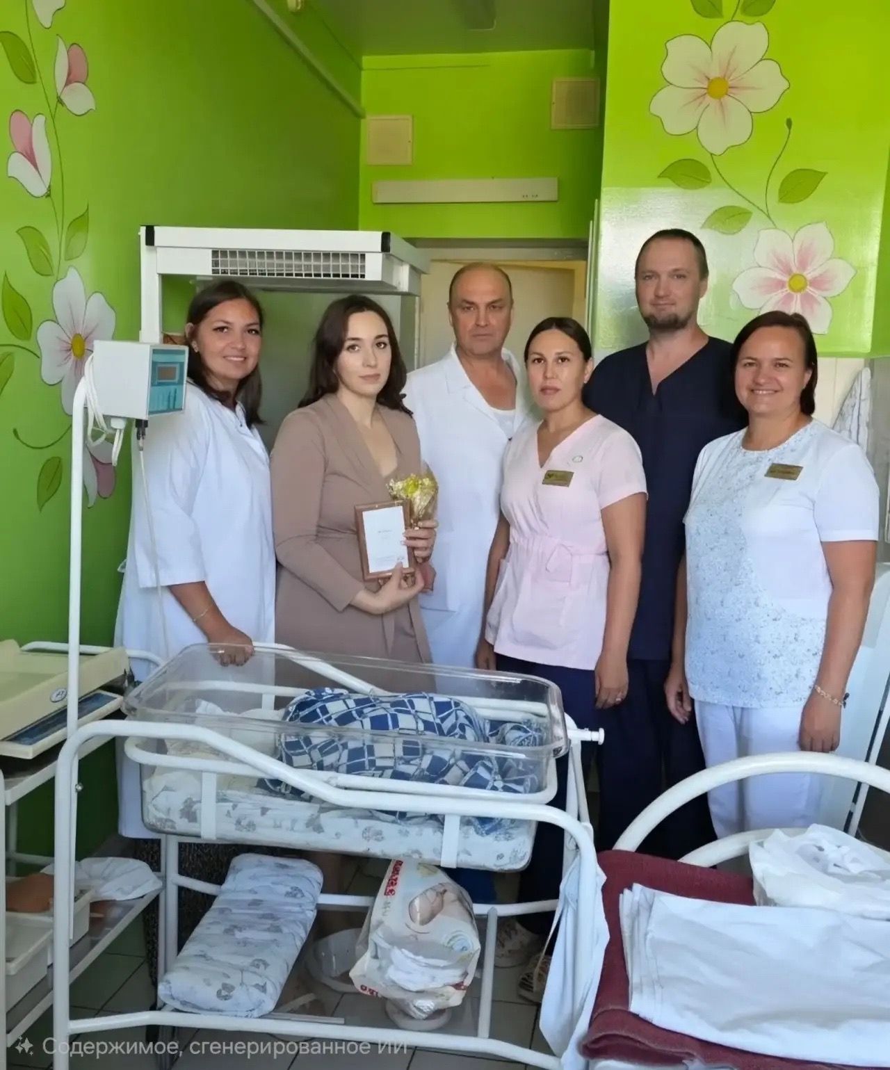 В чистопольском роддоме поздравили молодых мам с Днём семьи, любви и верности