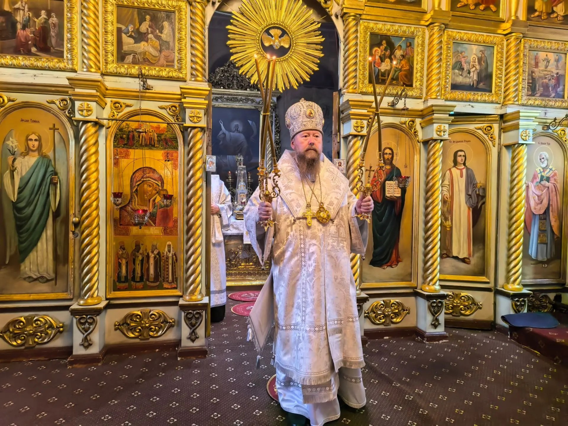 Епископ Филарет совершил всенощное бдение в канун Преображения Господня в Чистополе