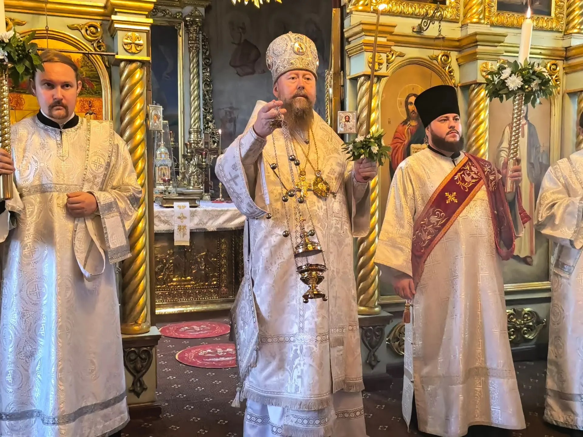 Епископ Филарет совершил всенощное бдение в канун Преображения Господня в Чистополе