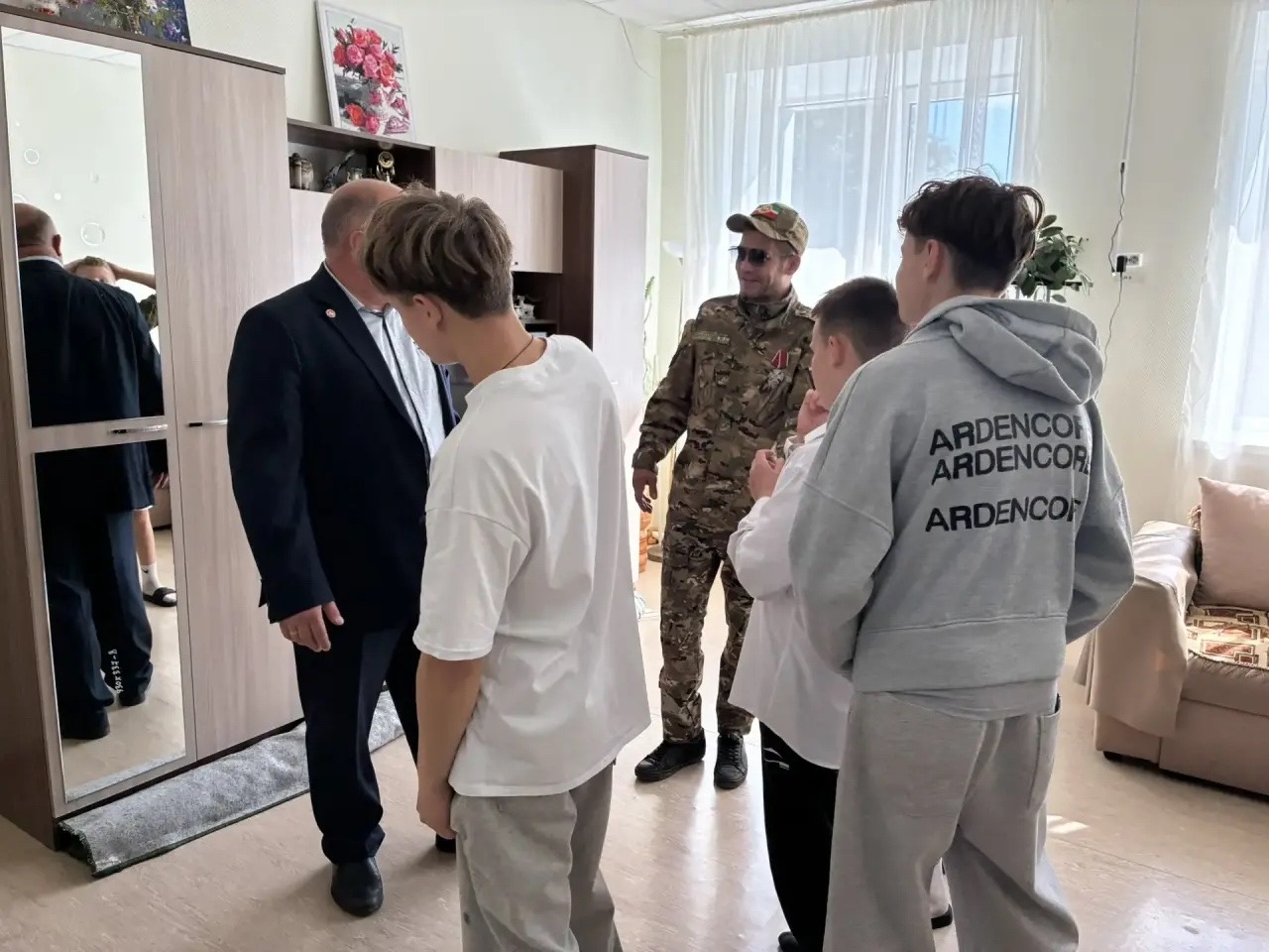 Воспитанники Чистопольского детского дома встретились с ветеранами боевых действий