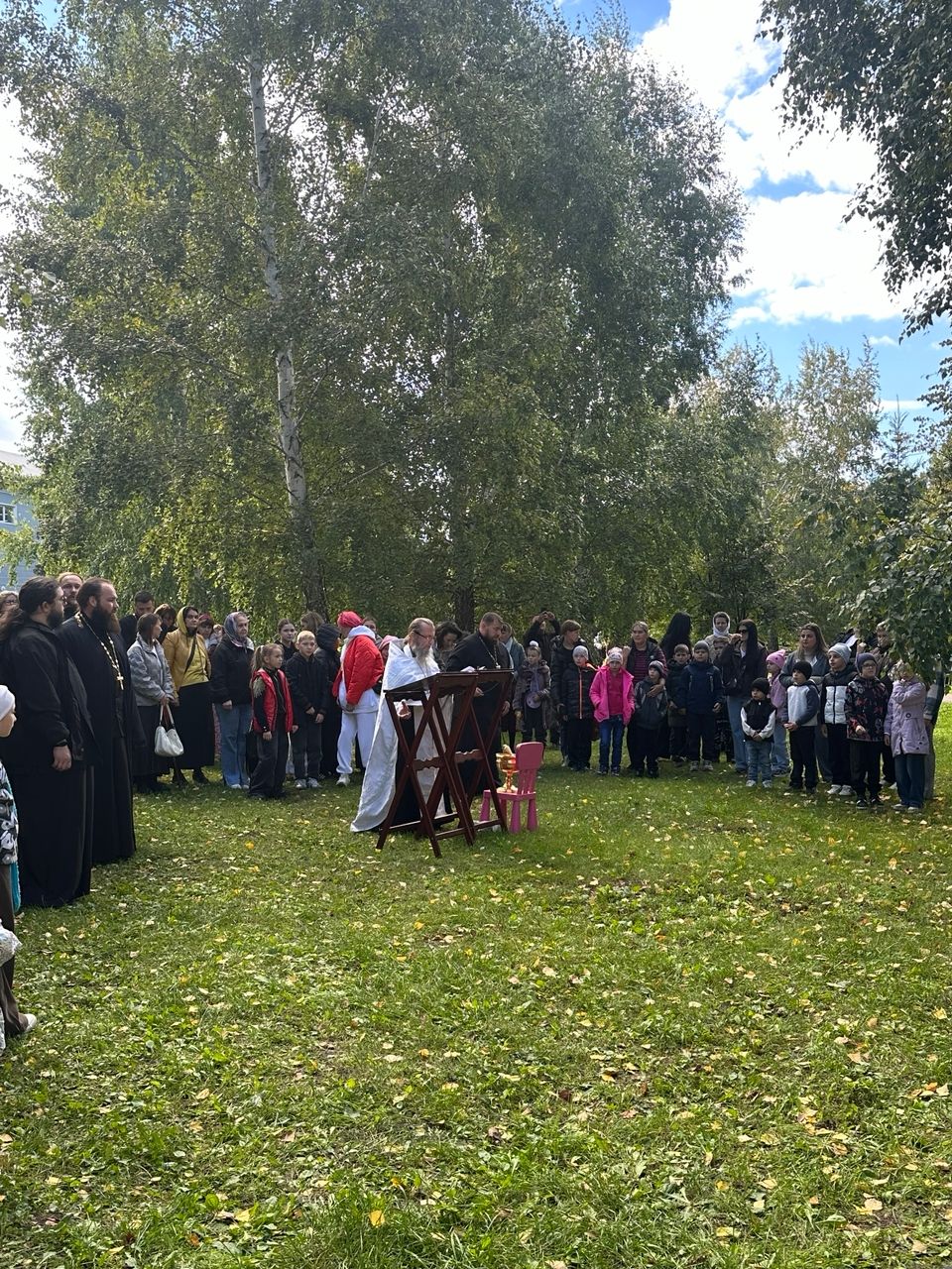 В Скарятинском саду открыли учебный год воскресных школ Чистопольского благочиния