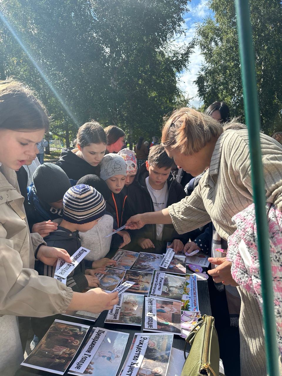 В Скарятинском саду открыли учебный год воскресных школ Чистопольского благочиния
