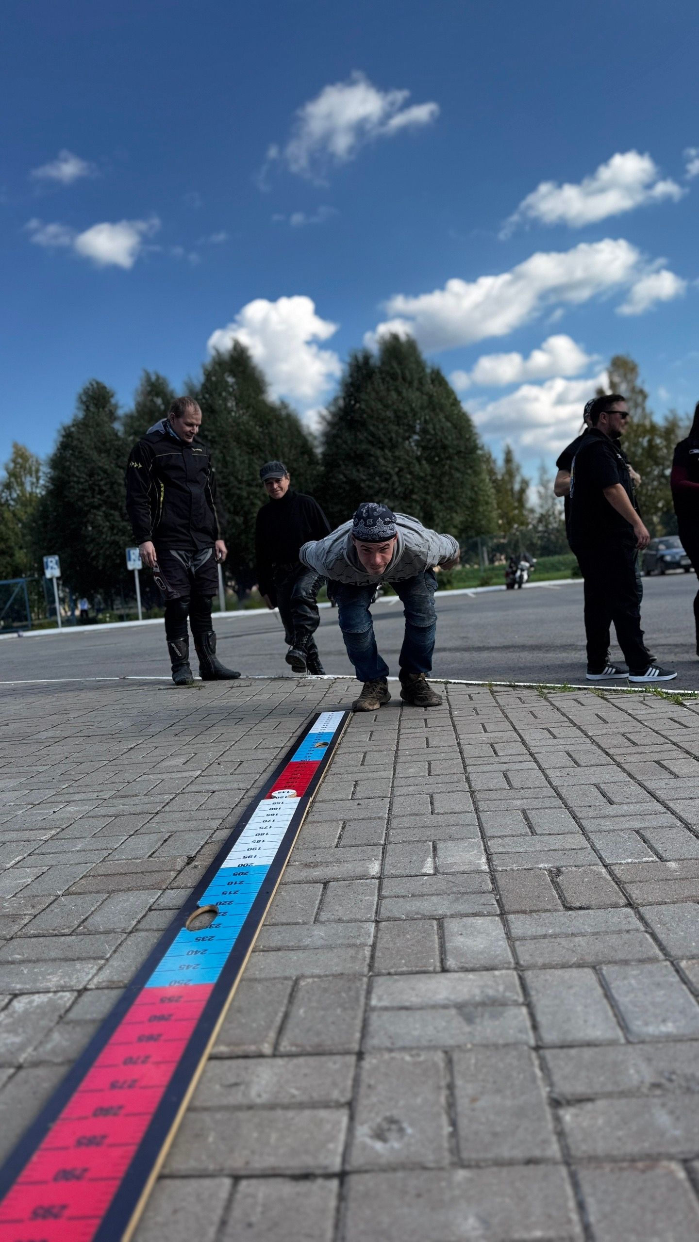 Мотоциклисты выполняли нормативы ГТО в Чистополе