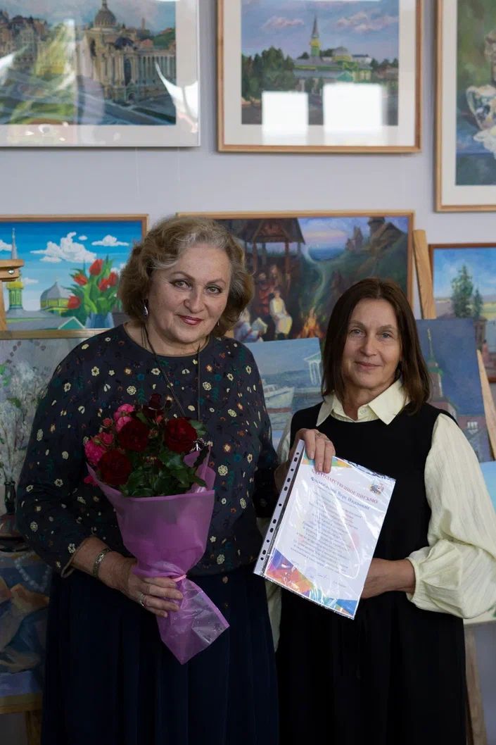 Выставка члена Союза художников России Веры Филипповой открылась в Чистополе