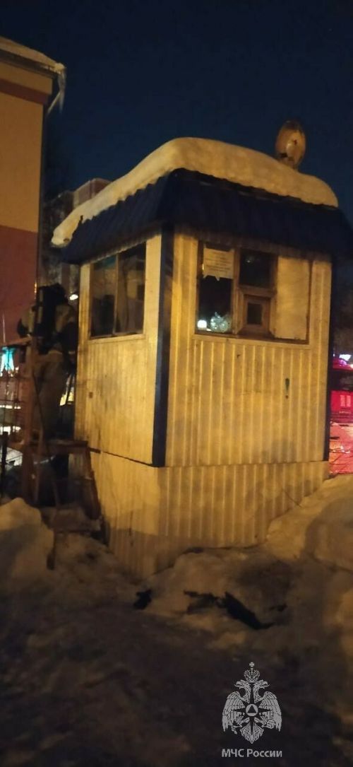 В Казани произошел пожар на парковке