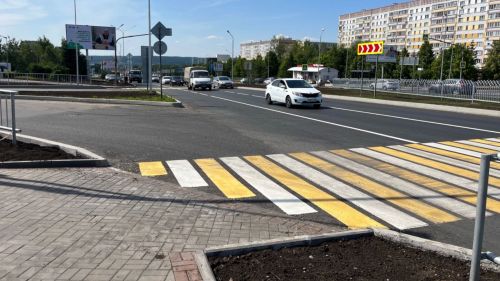 В Челнах в рамках нацпроекта завершен ремонт автодороги