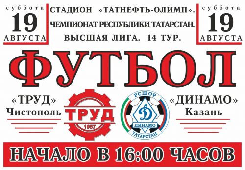 Чистопольские футболисты сыграют с казанцами