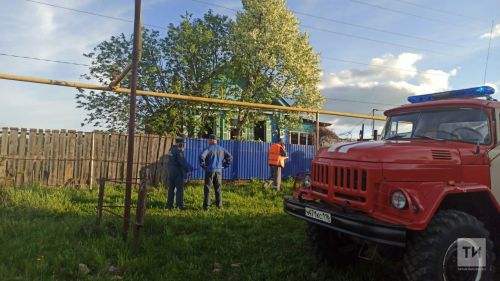 На пожаре в Агрызе погибли два человека