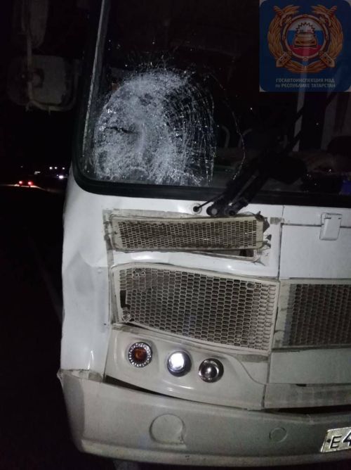 В РТ автобус насмерть сбил пешехода