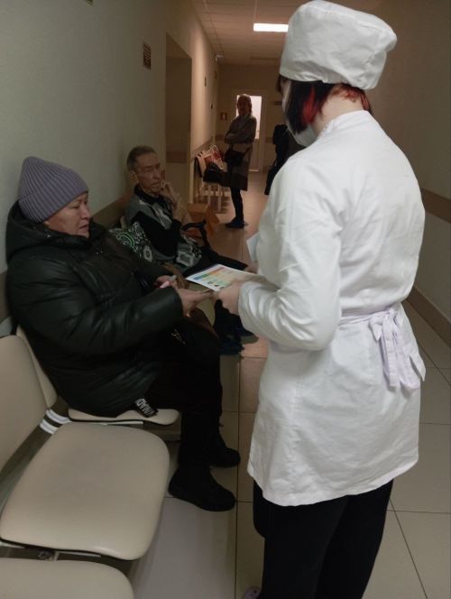 Поликлиника Чистопольской ЦРБ провела акцию по здоровому образу жизни
