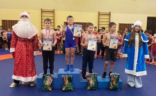 В Чистополе прошло Первенство по греко-римской борьбе на призы «Деда Мороза»
