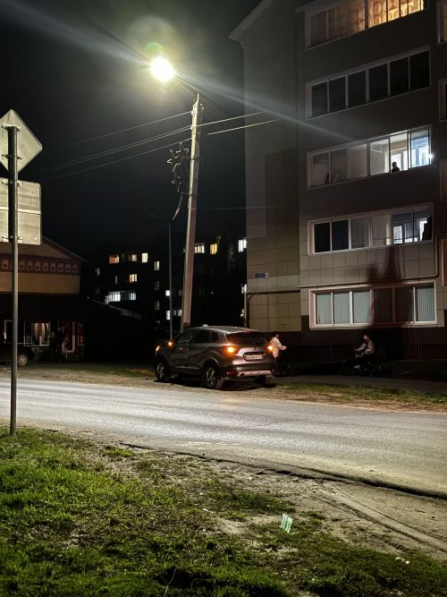 В Чистополе иномарка влетела в столб