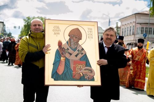 Для чистопольского собора написали икону святителя Спиридона Тримифунтского