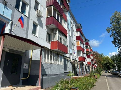 В Нижнекамске дома участников СВО украсили флагами