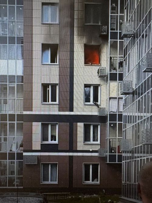 Грудной ребенок попал в больницу в результате пожара в квартире