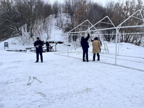 В селе Чистопольского района готовятся к Крещенским купаниям