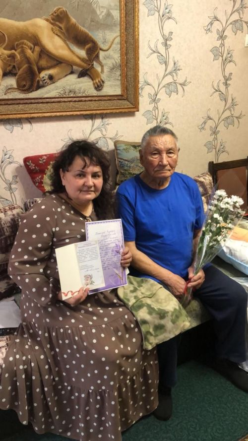 В Чистополе с юбилеем поздравили труженика тыла