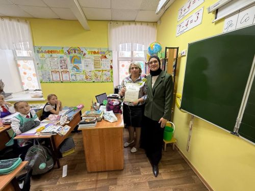 Сотрудники заказника «Чистые луга» провели урок для чистопольских гимназистов
