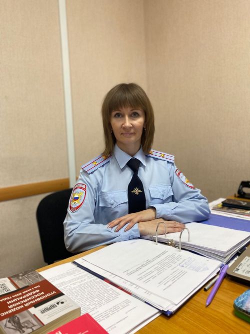 Майор полиции Елена Панова рассказала об особенностях работы в службе дознания