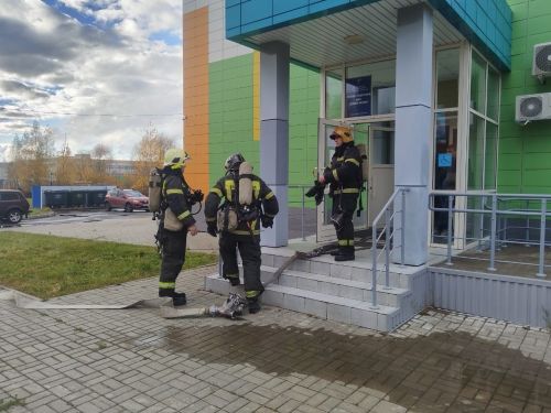 В Чистопольской детской поликлинике прошли учения по ликвидации условного пожара