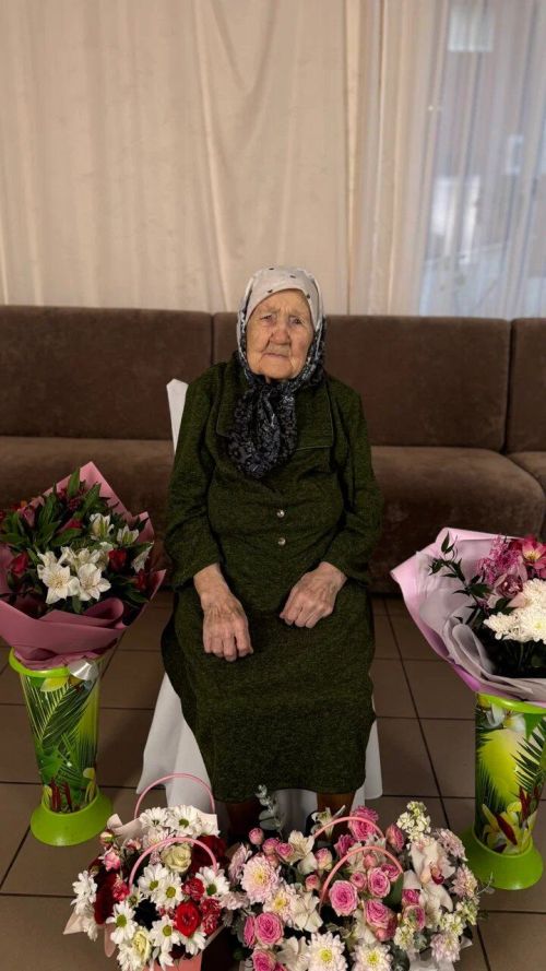 Вдова участника ВОВ и труженица тыла Прасковья Беспалова празднует 105-летний юбилей