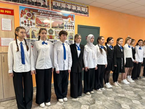 Чистопольские школьники вступили в ряды «Юнармии»