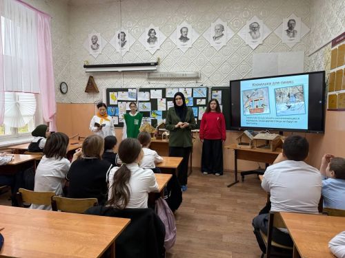 Экологическая акция «Синичкин День» прошла в чистопольской школе