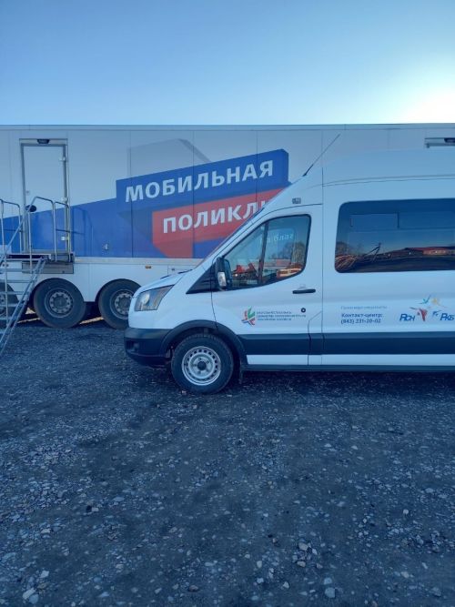 Мобильная поликлиника начала работу в селе Чистопольского района