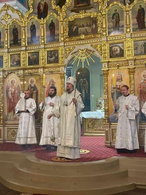 Епископ Пахомий возглавил всенощное бдение в Чистополе в честь Михаила Архангела